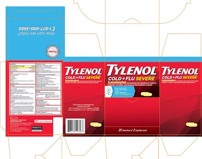 Label (Tylenol Col Flu 25 Pouches)